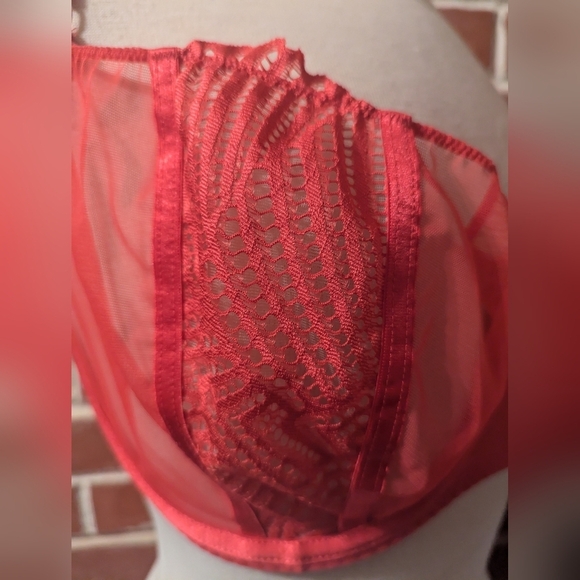 Scantilly by Curvy Kate Bra. Size:32HH. Gently Worn. Pink. Lace. - Picture 7 of 7